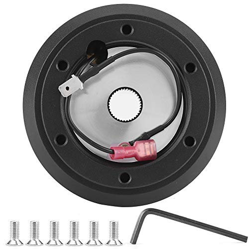 Lenkradnabe, Auto-Lenkrad Nabenadapter Lenkradnabenadapter Universal 6 Loch Schnellspanner Lenkrad Schnellverschluss Schnellkupplung Adapter SRK-100H Fit für