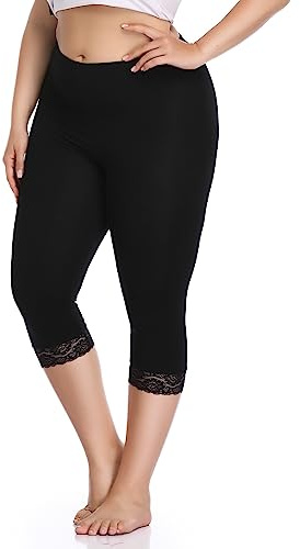 North Bund 3/4 Pantaloni Leggings da Donna Sportivi Capri Leggins Vita Alta Pantaloncini Morbido Push Up Corti Controllo della Pancia Elastici Slim Fit Estivi Fitness Yoga Corsa Allenamento