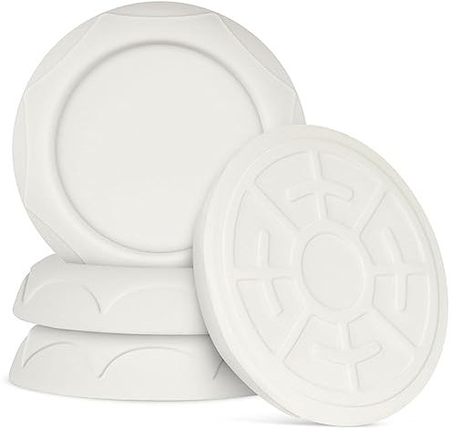 AOMIG 4 Pièces Protecteur Mural de Barrière de Sécurité pour Bébé, Protection Murale pour Portail de Bébé pour Portail à Pression, Gardez Les Enfants et Les Animaux Domestiques en Sécurité (Blanc)