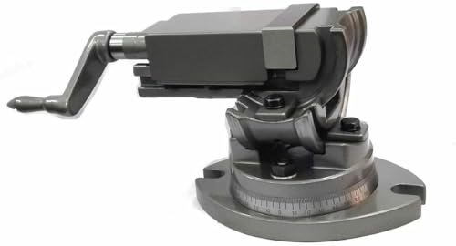 Buyohlic Precision Milling Vise Vice Swivel & Angle Tilting (3 Way- 2 Inch (Jaw Width 50 mm))