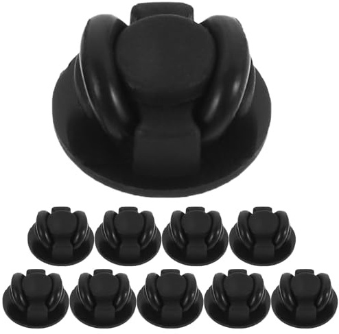 HOODANCOS 10 pièces Boutons pour Masque et Lunettes Accessoires Confortables PP et Caoutchouc Crochets Pratiques pour Cordons Adaptés Randonnée et Sport Extérieur