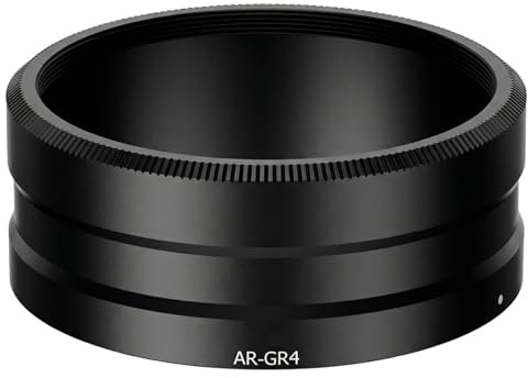 Bague d'adaptation en métal pour lentille de conversion grand angle Ricoh GW-4, compatible avec les appareils photo Ricoh GR IV GR4, remplacement pour adaptateur d'objectif Ricoh GA-3