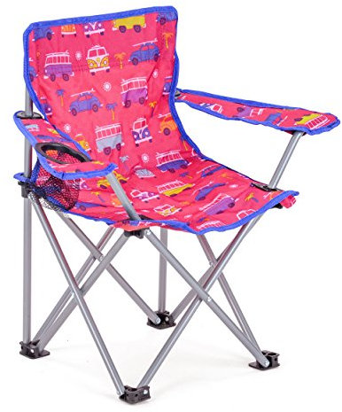 Volkswagen Kids VW Folding Camping Chair, Pink, One Size