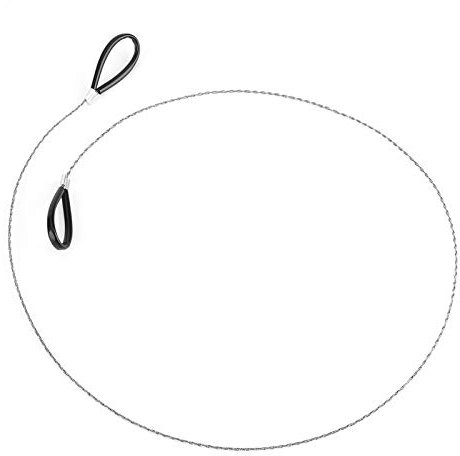 Alomejor Sierra Manual de Cadena de 360 Grados de Acero rotacional para Emergencia al Aire Viajes Camping