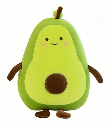 FSRONGXI Avocado Plush Pillow, 40cm Cute Plushies Soft Toys for Girls Kids