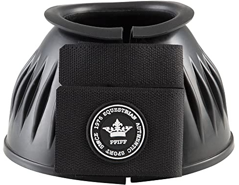 PFIFF 102997 Cloches à Sauter avec Double Fermeture Velcro Noir S