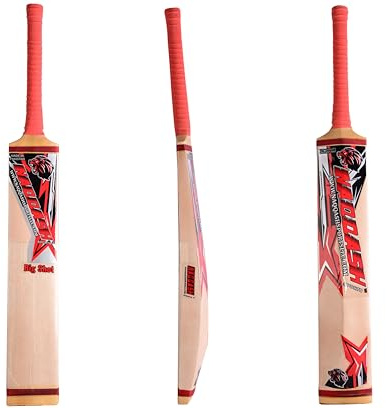 Kashmir Willow Leather Ball Cricket Bat, Exclusive Cricket Bat for Adult Full Size with Free Best Bat Cover & Protection Sheet