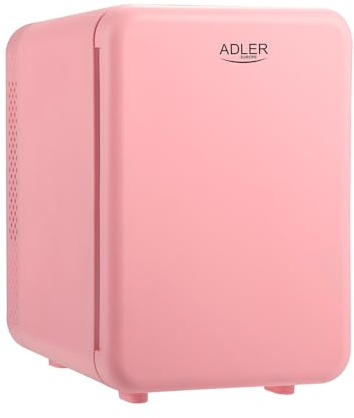 ADLER EUROPE AD 8084 Tragbarer Mini-Kühlschrank 4L, Kühl- und Heizfunktion, Rosa