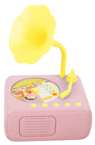 Reproductor de cuentos musicales para niños,Reproductor de audio para niños,de audio portátil con reproductor de historias portátil de gramófono 96Cards - Juguetes educativos preescolares interactivos