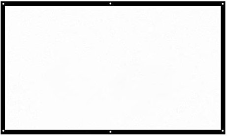 TFixol H70 70'' Portable Projector Screen HD 16:9 White Dacron 70 Inch Diagonal Projection Screen Foldable Home Theater for Wall Projection Indoors s White 70in