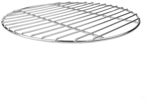Griglia rotonda per barbecue, in acciaio inox, per una fantastica cottura all'aperto (38 cm)