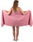 Betz Saunatuch XXL Badetuch Liegetuch Strandlaken Saunahandtuch Premium Frottee 100% Baumwolle Größe 70 x 200 cm Farbe Altrosa