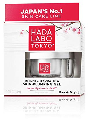 Hada Labo Tokyo White Intense Hydrating Skin-Plumping Gel Tag & Nacht Gesichtscreme trockene haut mit hyaluronic acid