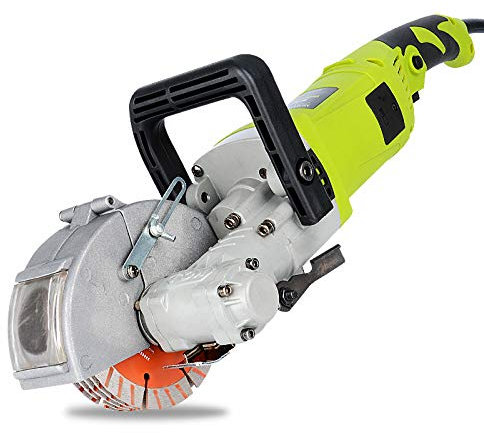 Sallurmose 4000W Electric Wall Chaser Machine Industrial Wall Groove Cutting Machine Wall Slotting Machine for Brick Concrete