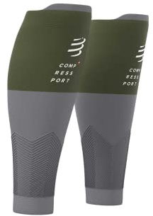 COMPRESSPORT Mixte mollet, RF Vert/Steel Grey (Multicolore), 38-42 cm