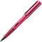 LAMY AL-star leichter Füllhalter D09 aus Aluminium in fiery mit ergonomischem Griff und polierter Stahlfeder Strichbreite Mittel, inkl. Tintenpatrone T 10 blau