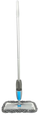 Trapeador en Aerosol para Limpieza de Pisos, Trapeador en Aerosol Versátil Botella Recargable de 300 Ml Eliminación de Polvo Limpieza de Pisos Trapeador Húmedo Seco con