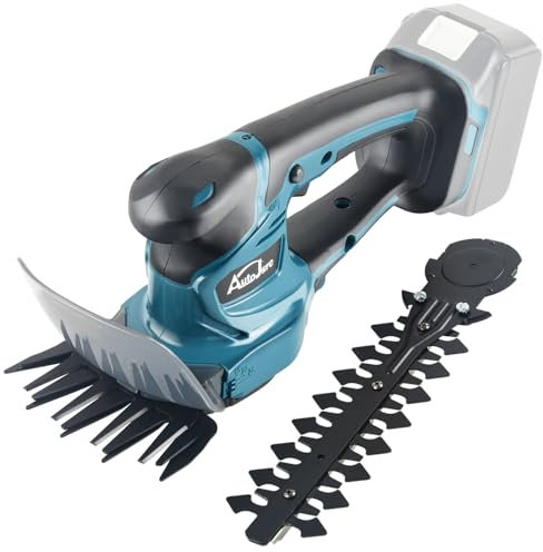 AUTOJARE 2-in-1 Akku Heckenschere Kompatibel mit Makita 18V Akku Grasschere und Strauchschere Elektrische Gartenwerkzeuge für Garten, Hof und Rasen (kein Akku)