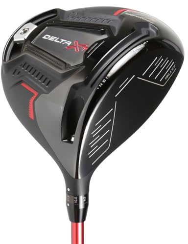 Benross Delta XT Golf Driver, Stiff Flex, Adjustable 10.5°, Mens Golf Driver, Graphite Shaft, Forgiving Distance Driver