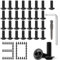 30 Piezas Tornillo M6 Tornillos Hexagonales de Cabeza Redonda Tornillos de Cabeza Alomada M6 Tornillos Acero Inoxidable Tornillos Allen M6×12mm para el Montaje de Muebles Maquinaria