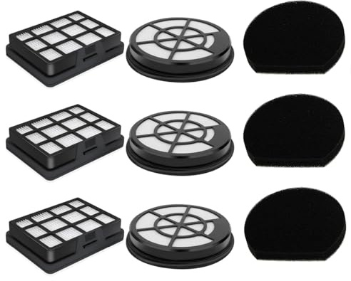 3 Paires de Filtres pour Bosch BBZ152EF Serie 2,Filtres BGC05, BGS05, BGC05A220A, BGC05A320, BGC05A322, BGC05AAA1, BGC05AAA2, BGS05X240 - Pièces de Rechange pour Aspirateur Amazon Basics VCS35B15KC-70