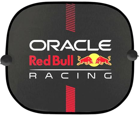 ROLMOVIL Cortinilla Lateral Red Bull Racing con Ventosas – Parasol Coche Universal – Protección Solar y UV – Accesorio Interior Deportivo