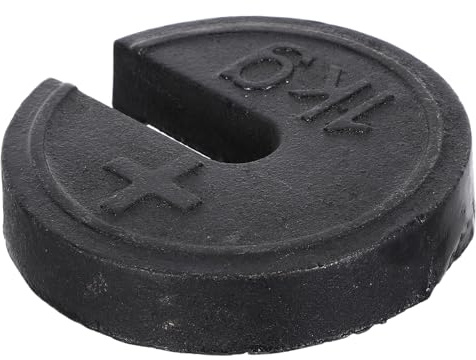 KOMBIUDA Orthopedisk Järnvikt för Traction Metall Slitsad Balansvikt med Industriell Kalibrering Robust Retro Kontravikt för