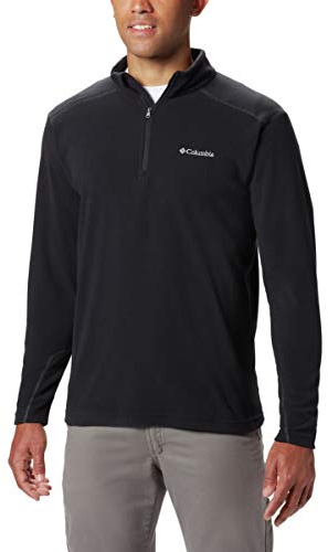 Columbia Klamath Range II Half Zip Fleece, pull classique pour hommes pour une superposition en extérieur