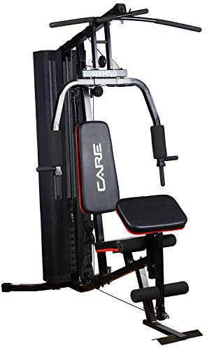 Care Fitness - Gym 50 - Bodybuilding - Kraftstation -Multifunktionale Muskelentwicklungsstation-Arbeite an Brust, Rücken, Armen, Oberschenkeln und Rückenmuskeln., Schwarz, Einheitsgröße, 250-2