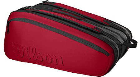 Wilson Super Tour 15PK Clash V2.0 Racket, Adults Unisex, Black/Red/ (Multicolor), One Size
