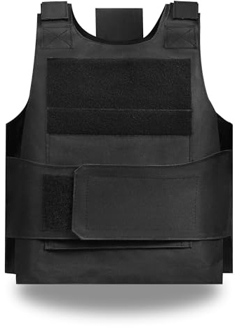 IEausncd Tactical Vest Outdoor, Adjustable Training Protective Vest, Suitable for Light Outdoor Gilet Equipment, S-XXL