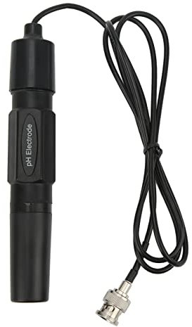 PH Electrode Sensor BNC Plug PH Probe Sensor High Accuracy Laboratory PH Meter with ORP Measurement for Water Fish Pool with ABS Material (1 2M)