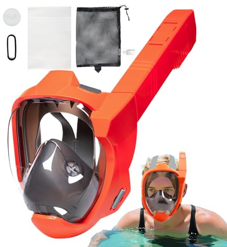 usefulbeauty Maschera da Snorkeling Adulto,Snorkeling Set,per Donne Uomini Piscina Subacqueo Viaggio | Adatto per le immersioni, nuoto, donne, uomini, piscina, viaggio e subacqueo