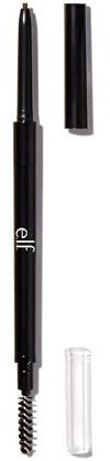 e.l.f, Ultra Precise Brow Pencil, Creamy, Micro-Slim, Precise, Defines, Creates Full, Natural-Looking Brows, Tames and Combs Brow Hair, Taupe, 1 Count