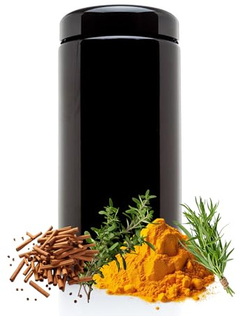 Nebula Tarro De Cristal UV | Recipiente Hermético E Inodoro | 500ml