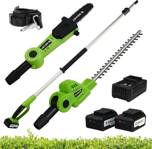 BRAST Häcksler Schredder Gartenhäcksler Benzin | 4kW(8 PS) mit 208cm³