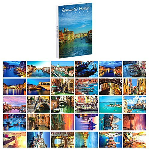 30 PCS 1 Set Venise, Italie Célèbre Ville Point De Repère Bâtiment Sites De Voyage Paysage Carte Postale Cartes De Voeux Cadeau Cartes Postales Vierges
