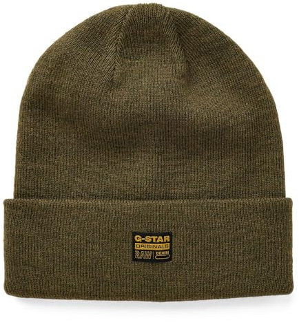 G-Star Herren Effo Long Beanie, Grün (dark olive D16624-C754-C744), PC