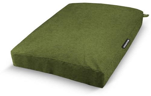 HAPPERS Cojín de Suelo Naylim Mate Impermeable Multiusos para Exterior, Banco y Palets - Comodidad y Versatilidad en un sólo Cojín Verde 60x80