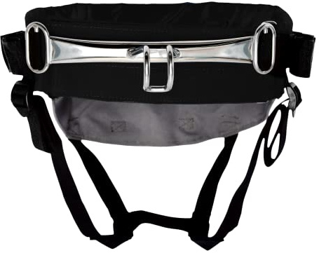 Wolkenstürmer Universell linda (svart) för Harness Fix - universell storlek S-XL - trapetsformad drakesele unisex