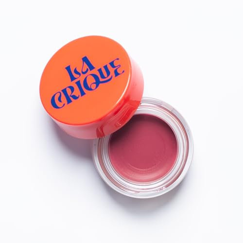 La Crique - Baume A Levres & Blush - Blush Creme & Baume A Levres Teinté - Enrichi en Acide Hyaluronique & Vitamine C - Maquillage Infusé de Soin - 99% d'Ingrédients Naturels - Vegan – Bois de Rose