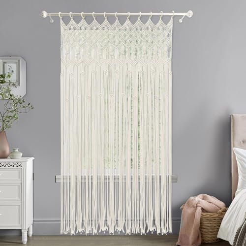 EurHomePlus Arazzo da parete, grande tessuto macramè, per porta, in cotone, per camere, feste di nozze