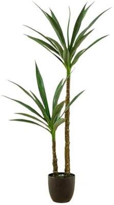 Konstgjorda Växter Artificiellt Träd Dracaena Faux Plant Indoor Outdoor Decor, Yucca Tree För Hemmakontoret Falska Träd Husdekorationer (Size : 120cm)