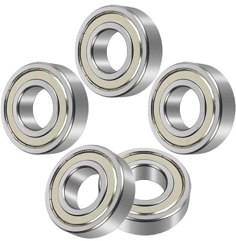 Metall Double Shielded Miniatur Rillenkugellager 608zz, 22 * 8 * 7mm, für Skateboard, Roller, Inline Skates, Scooter - Silber