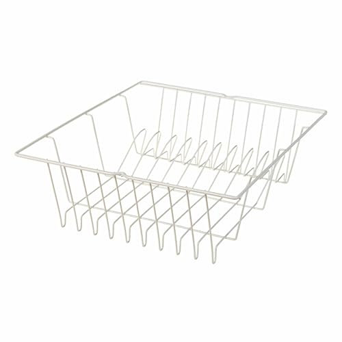 SIDCO Spülkorb weiß Abtropfgestell Geschirrspülkorb Abtropfgitter Abtropfkorb 36x33cm