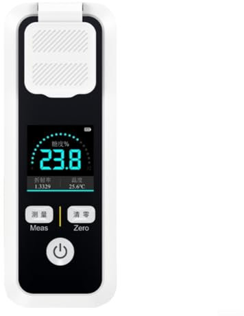 Intelligentes Zuckermessgerät, IPX6 wasserdicht, 1,54 Zoll IPS-HD-Farbbildschirm, für Obst und Getränke, Süßigkeitsmessung (JBM-20)