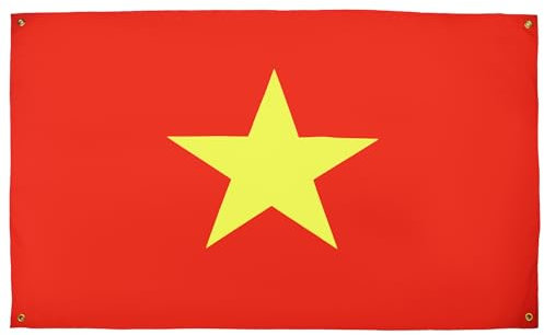 AZ FLAG Bandiera Vietnam 150 x 90 cm con 4 occhielli, bandiera vietnamita per balcone o parete