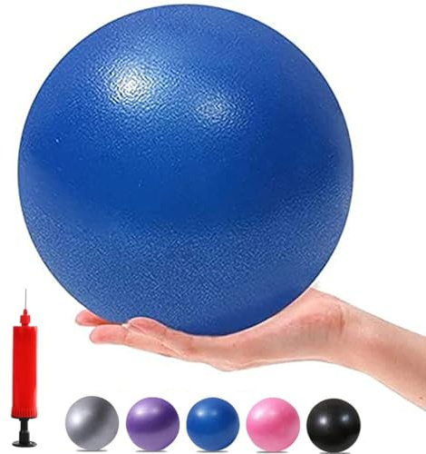 XIECCX Mini Yoga Balls Exercise Pilates Therapy Balance Bender Ball Barre Equipment for Home Stability Squishy Training with Pump