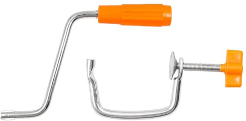 Alnicov Mango para máquina de Pasta y Kits de sujeción, Herramienta de Repuesto para Mango y Soporte para máquina de Fideos Manual con Clip para máquina de Pasta de Cocina casera