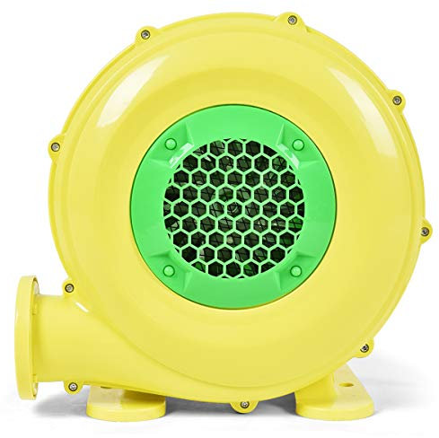 COSTWAY Ventilatore di Aria del Castello Gonfiabile, Soffiatore per Giochi Gonfiabili con Cavo di Alimentazione, per Castello Gonfiabile, Scivolo Acquatico e Giochi Gonfiabili (380W)